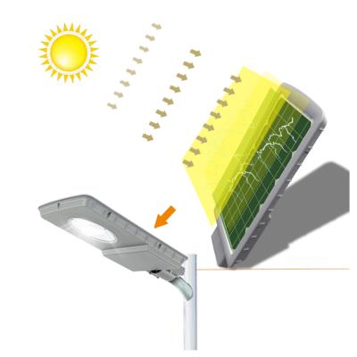 China Eco-friendly high brightness and long working time 30watt 60watt 100watt 200watt KCD solar power street light led all in one solar streetligh for sale