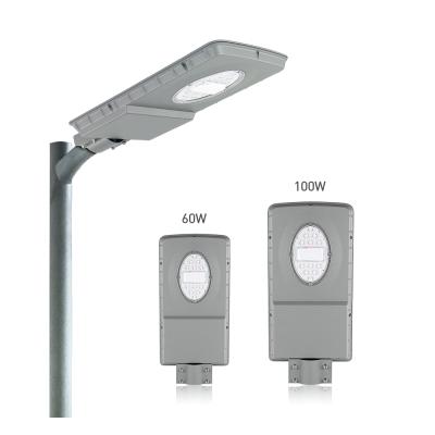 China High Quality Eco-friendly KCD Floodlight Remote Road Lighting Outdoor IP65 60W 100W 150W 200W All In One Integrated Solar Led Street Light for sale