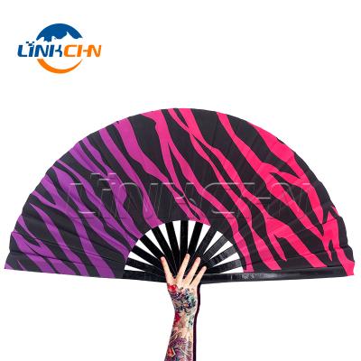 China China High Quality Custom Fabric Foldable Praise Hand Fan for sale