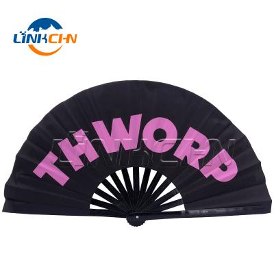 China China customized custom fabric folding fans for promotion for sale