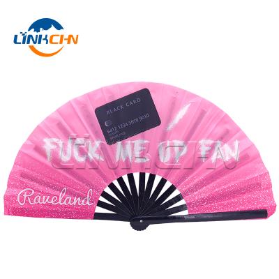 China China Abanicos de mano wholesale custom bamboo folding hand fan for sale