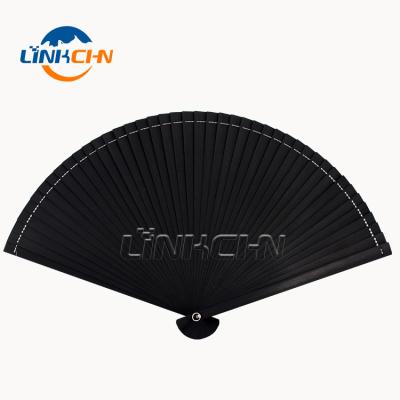 China China High End Elegant Black Abanico Hand Fans For Decoration for sale