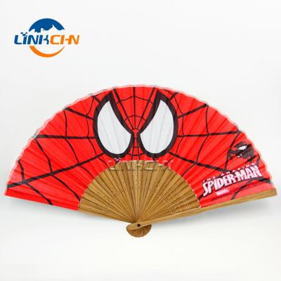 China China customized bamboo ribs folding hand fan for advertising for sale