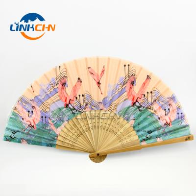 China China Custom Double Sided Bamboo Souvenir Hand Fan For Promotion for sale