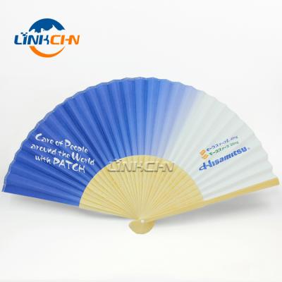 China China Factory Direct Bamboo Souvenir Hand Folding Paper Fan for sale