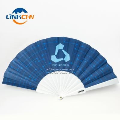 China China Summer Plastic Skeleton Silk Hand Fan For Cooling for sale