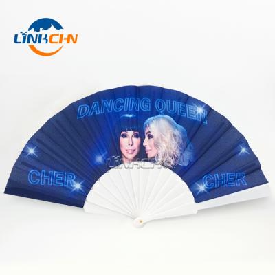 China China Customized Plastic Hand Held Fan For Events for sale