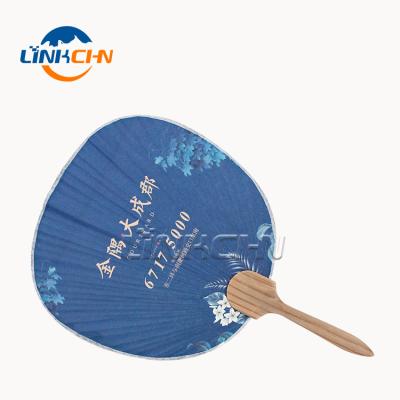 China China Custom Paper Pallet Hand Fan With Both Side Printing for sale