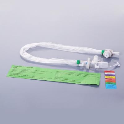 China Hospital Clinic University Closed System PVC Medical Suction Catheter Size 10 Size 14 for sale