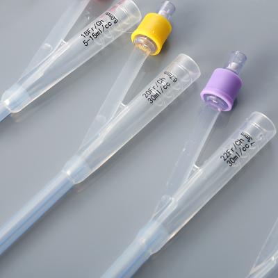 China Single Use Fine Quality CE Approved Bidirectional Silicone Foley Catheter Tiemann for sale