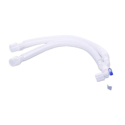 China 100% Medical Grade PVC Canack Anesthesia Breathing Circuit with CE ISO MDSAP Connectors for Breathing Circuit Single Limb with Exhalation Valve for sale