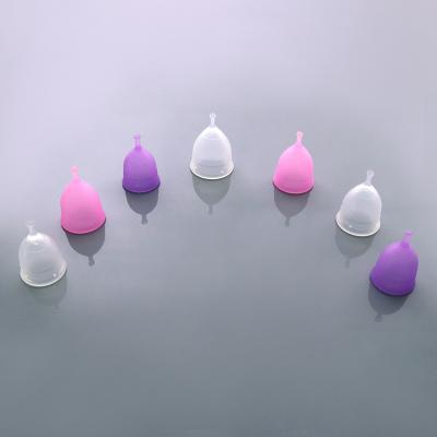 China Best Quality Reusable Silicone Menstrual Cup Menstrual Cup Have 3 Size Menstrual Cup Female Hygiene for sale