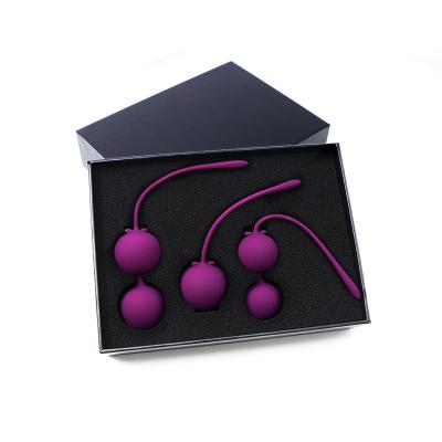 China Eco-friendly adult kegal balls toy balls luxury kegel weighted exercise balls for sale