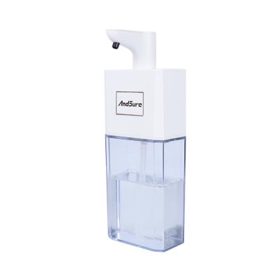 China Foam Soap Dispenser Modern Design Kids Touch White Card Luxury Desktop Liquid Soap Dispenser for sale