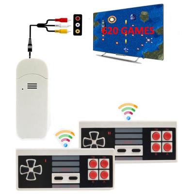 China Wholesale 2.4G Wireless Controller Radio 8 Bit Retro Classic Game Video Game Console 620 Game Stick With 2.4G Remote Control for sale