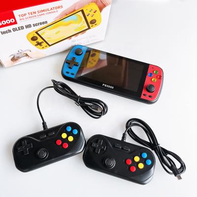 China Support Add More Games 5.1 Inch HD Screen Emulator Console Built In 6000 Classic Retro Games Handheld Game Players For Arcade for sale