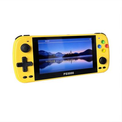 China Support People 2 Play Retro Classic Emulator PS5000 5.1 Inch HD Screen Handheld Video Game Console With 3000/6000 Games for sale