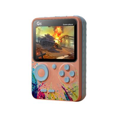 China Game Playing G5 8 Mini Portable Handheld Game Player bit retro classic 3 inch video game console with 500 games for sale