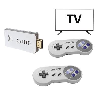 China Download Games Wholesale SF900 HD Game Stick Built in 926 Classic Games with 2.4G Wireless Controller 4K TV Video Game Console for SNES for sale