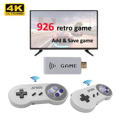 China With Wireless Controller Mini Game Stick TV Video Game Console With 926 Games Wireless Controller Support Add Save Juegos HD Retro Classic Game Player for sale