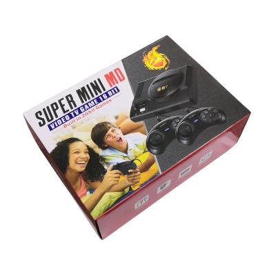 China Plug TV Straight 16 Bit Mini TV Game Console 208 Games In MD Retro Console With Wired Gamepad for sale