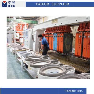 China Building Material Shops Two Piece Lavatory Die Casting Machine Best Price Sanitary Rim With 12 Sets Resin Working Mold for sale