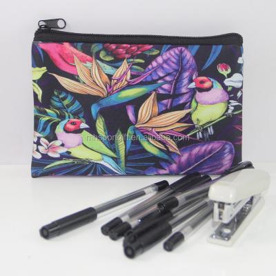 China Schools & Offices OEM Custom Printing Waterproof Printed Pencil Case Neoprene School Pencil Bag for sale