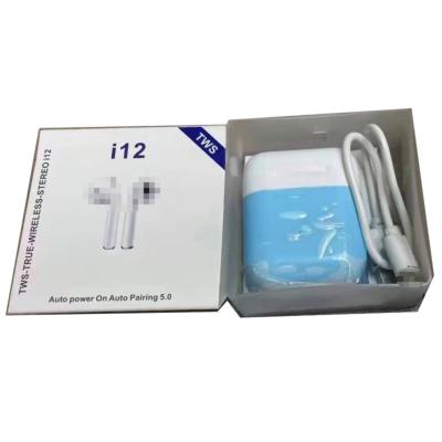 China Cheapest In-Ear i12 TWS Headphones BT Earbuds 5.0 Genuine i12 TWS Earbuds PK Inpods i12 Stereo Earphones Earbuds for sale