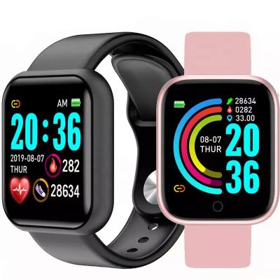 China Cheap Waterproof Touch Screen OEM Smart Watch Y68 Men Women Ip67 Heart Rate Monitor Watch Touch Screen Fitness Tracker for sale