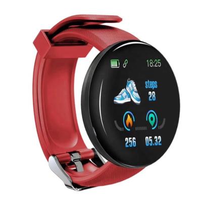 China GPS Navigation New Arrivals D18 Smart Watch 1.3 Inch Round Screen D18 Fitness Tracker D20 Smart Wristband for sale