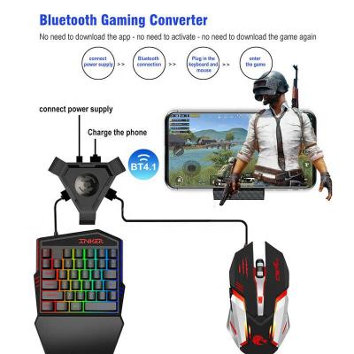 China Gaming Converter Mouse and Keyboard Gaming Adapter Gamepad Controller For Android IOS P5 for sale