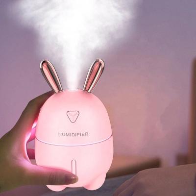 China Portable USB Rabbit Air Humidifier 300ml Cute Household Air Purifier Ultrasonic K9 Humidifiers for sale