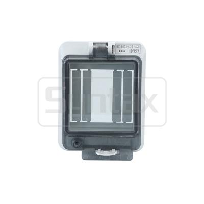 Chine La syntaxe AW3 IP67 imperméabilisent Windows articulé 3 modules avec la couverture verrouillable 75*101*28mm de MCB à vendre