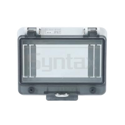 Chine Syntaxe AW6 Windows articulé étanche 6 modules avec le dispositif de couverture verrouillable 124*101*28mm à vendre