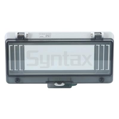 Chine 10 syntaxe articulée étanche AW10 des modules IP67 Windows avec des vis de Knurle 196*101*28mm à vendre