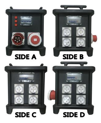 China 7mm IP66 Portable Power Distribution Board For Connecting Generator for sale