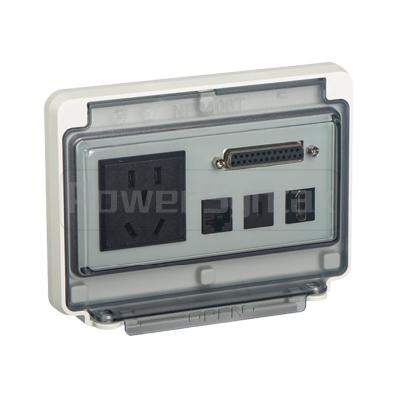 China PowerSyntax IP67 waterdicht geslingerd inspectievenster met dubbele hangslot voor aangepaste voorpanelen onderdeel nr. IF0406 Te koop