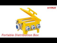 Power Portable Distribution Box Insulated IP67 Light Weight Strong Body