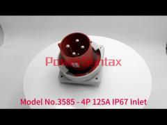 Model No.3585 - 4P 125A IP67 Inlet