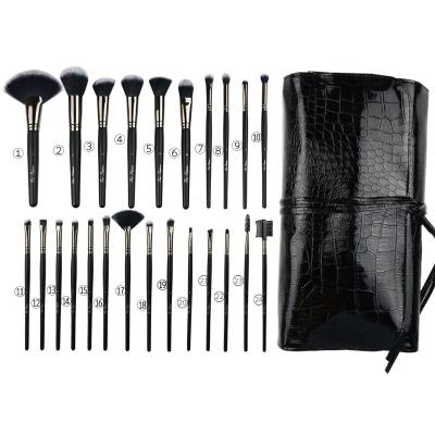 China High Quality Soft Makeup Brush Bag Base 24 Piece Professional Makeup Brush Set Makeup Brushes for sale