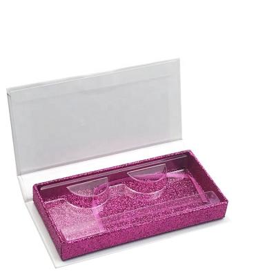 China Reusable High Quality Cheap Custom Luxury Multiple Colors Eyelashes Packaging Box Without Eyelash for sale