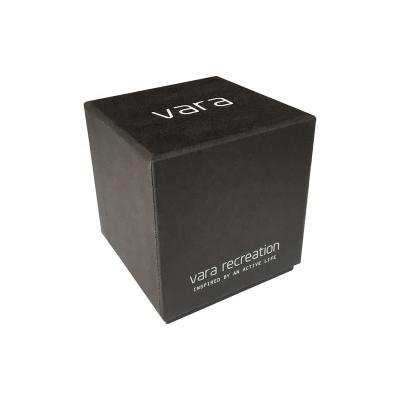 China Recyclable Custom Black Color Top Bottom Cube Gift Box Made Of Rigid Cardboard for sale