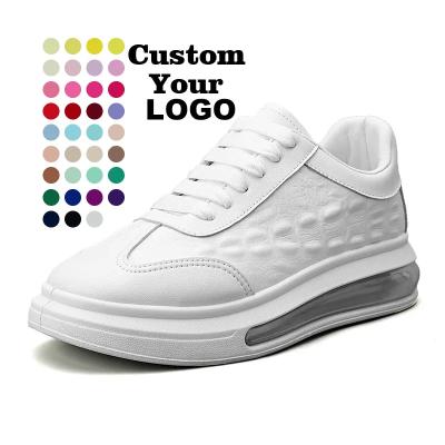 China Fashion Trend Brand Custom Logo Men White Casual Vulcanize Shoes Sneakers Designer Sport Walking Running Sports Men's Shoes for sale