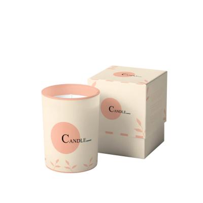 China Custom Logo Empty Candle Jar Gift Box Recyclable Set Shipping Boxes Packaging Luxury Design Candle Box With Insert for sale