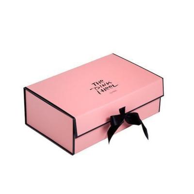 China Custom Recyclable Design Higher End Black Long Matching Gift Box And Bag Luxury Box For Dress for sale