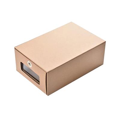 China Custom luxury colorful magnetic handmade logo paper clear storage for men with logo shoes boxes for sale