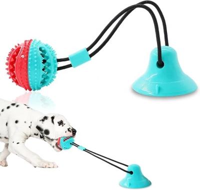 China Sustainable Amazon hot selling Dog Chew Toys for Aggressive chewers,Dog Rope Toys with Suction Cup for Puppy Dogs,Dog Toys for Boredom Dog for sale