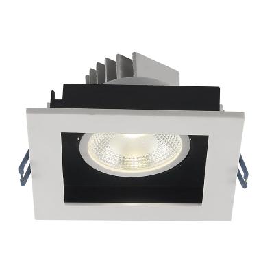 China Modern 8W 16W 24W COB Spot Light Square Recessed Downlight For Living Room , Hotel for sale