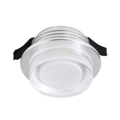 China Modern How Bright 3W IP20 Recessed Aluminum Indoor Lighting LED Spotlight Mini Cabinet Lights COB Ceiling Spot Light for sale