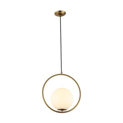 China Modern Style Pendant Lighting Modern Chandelier, A Kitchen Light Lamp, Frosted Glass Globe Pendant Lights With E27 Base for sale